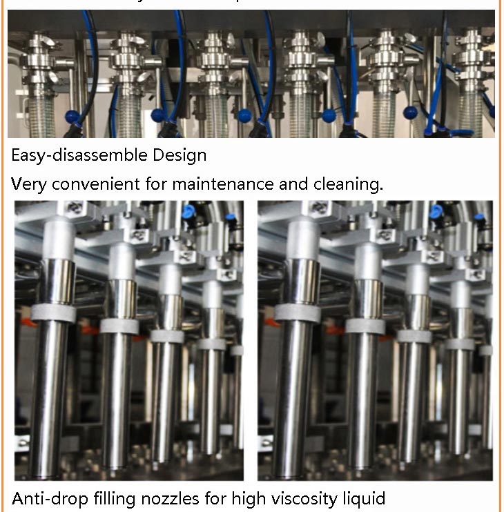 安い充填パッキングジャーハニー瓶詰め機